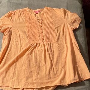 Woman Within Apricot Blouse